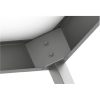 Stalgast -  Rm  Stainless steel table hátsó felhajtással alsó polccal 1600x700x850 mm összeszerelhető