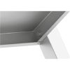 Stalgast - Rm Stainless steel table alsó polccal 1000x600x850 mm, összeszerelhető