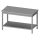 Stalgast -  Rm  Stainless steel table alsó polccal 600x700x850 mm összeszerelhető