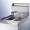 Stalgast - Olajsütő, gázos szabadonálló 7+7 liter 400x700x850 mm