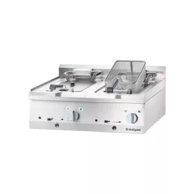   Stalgast - Olajsütő,  elektromos asztali 2x10 liter  800x700x250 mm