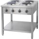 Stalgast - Professional Electric Stove 4 égős 800x700x850 mm 10,4 kW - 979500