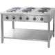 Stalgast - villanytűzhely 6 főzőlapos 1200x700x850 mm 15,6 kW - 979600