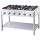 Stalgast - gáztűzhely 6 égős 1200x700x850 mm 32,5 kW - 979611 NG