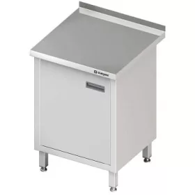   Stalgast - Rm neutrális  pult, ajtóval, hátsó felhajtással 600x600x850 mm