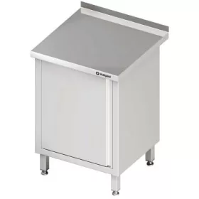   Stalgast - Rm neutrális  pult, ajtóval, hátsó felhajtással 600x700x850 mm