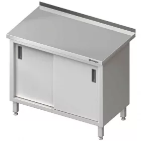   Stalgast - Rm neutrális  pult, tolóajtóval, hátsó felhajtással 900x600x850 mm
