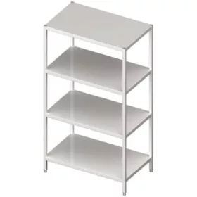   Stalgast - Rozsdamentes polcos állvány, 4 polccal - 1000x500x1800 mm