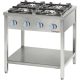 Stalgast - gáztűzhely 4 égős 900x900x850 mm 36 kW - 999551 NG