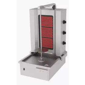   Atalay - gyros sütő 3 égős alsómotoros elektromos max 40 kg húshoz - ADE3A