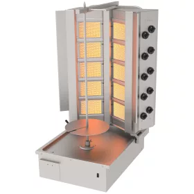   Atalay - gyros sütő 10 égős alsómotoros gázos max 120 kg húshoz - ADG10A