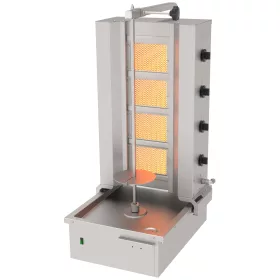   Atalay - gyros sütő 4 égős alsómotoros gázos max 60 kg húshoz - ADG4A
