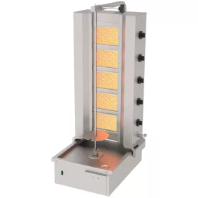   Atalay - gyros sütő 5 égős alsómotoros gázos max 80 kg húshoz - ADG5A