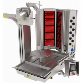   Atalay - gyros sütő robot 10 égős alsómotoros elektromos max 200 kg húshoz - ADR-10E