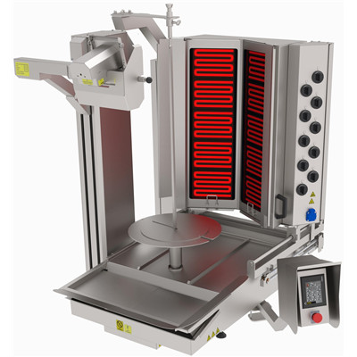 Atalay - Gyros grill robot 10 égős alsómotoros elektromos max 200 kg húshoz - ADR-10E