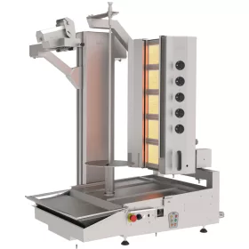   Atalay - gyros sütő robot 5 égős alsómotoros gázos max 150 kg húshoz - ADR-5G