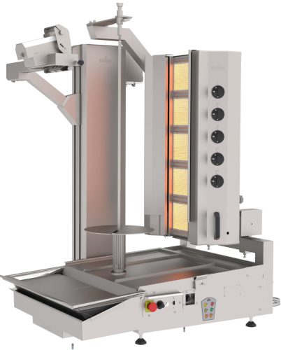 Atalay - Gyros grill robot 5 égős alsómotoros gázos max 150 kg húshoz - ADR-5G