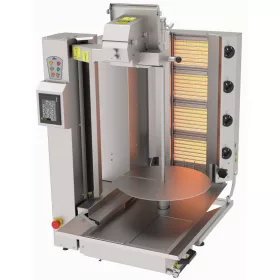   Atalay - gyros sütő robot 4 égős kompakt gázos max 90 kg húshoz - ADR-C1-4G