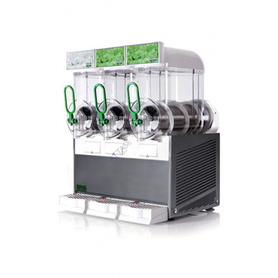 Bras Shaved ice machine 3*10 literes FBM 3 világító tető, inox