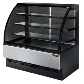   Tecnodom - süteményes hűtő hajlított üveggel 60 cm széles Evo 60