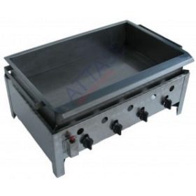   Négyégős asztali lángossütő készülék acélserpenyővel PB