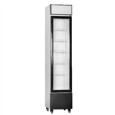 Glass door fridge slim LGS160F