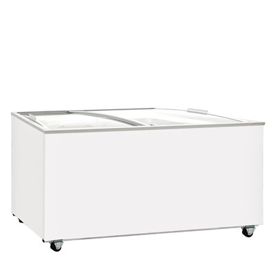 COLD - Professional chest freezer ferde, csúszó domború üvegtetővel 482 l.