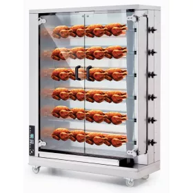 Kalitegaz - Gázos grillcsirke sütő, 30 csirkés