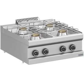   Dexion - Gáztűzhely 4 égős 700x714x250 mm asztali (DXMFB77TXS)