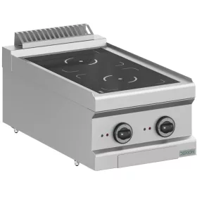   Dexion - Indukciós főzőlap 2 főzőzónával 400V 400x714x250 mm asztali (DXMIN74T-M1)