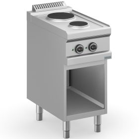   Dexion - Villanytűzhely 2 kerek főzőlapos 400V 400x714x850 mm szabadonálló (DXMPR74A)