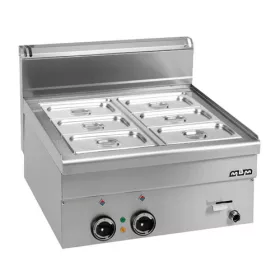   MBM - Bain Marie 6 x GN1/4, elektromos, leeresztő csappal (Minima 600)
