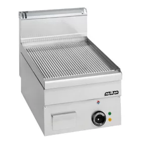   MBM - Rostlap elektromos, bordázott, sütőfelület: 400x510mm (Minima 600)