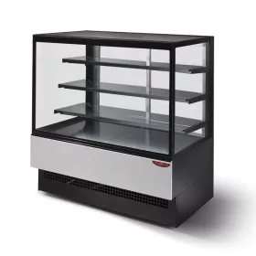   Tecnodom - süteményes hűtő egyenes üveggel 180 cm széles Evok 180