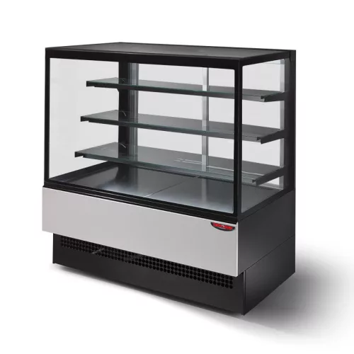 Tecnodom - süteményes hűtő egyenes üveggel 180 cm széles Evok 180
