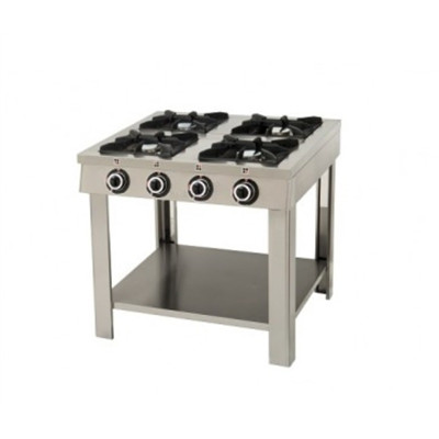 Baysan - Professional gas stove 4 égős 900x900x850 mm 24 kW - G40368