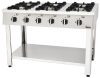 Baysan - gáztűzhely 6 égős 1300x900x850 mm 36,5 kW - G40373 FÖLDGÁZ (NG)