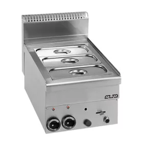   MBM - Bain Marie 3 x GN1/3, gázüzemű, leeresztő csappal (Minima 600)