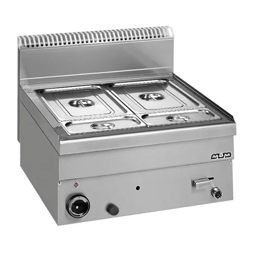 MBM - Bain Marie 2xGN1/4 + 2xGN1/2, gázüzemű, leeresztő csappal (Minima 600)