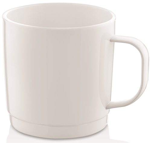 Polikarbonat bögre 250 ml. fehér