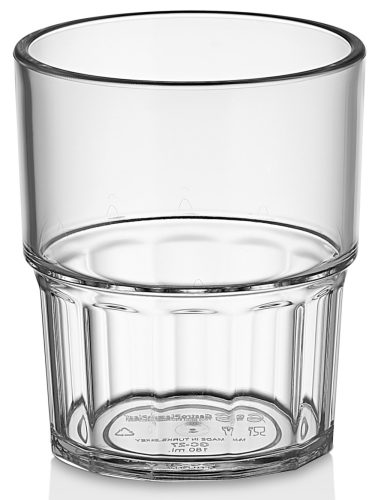 Polikarbonát pohár 280ml egymásba helyezhető, átlátszó