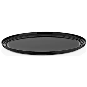 Tálca kerek Ø300 mm polikarbonát Fekete
