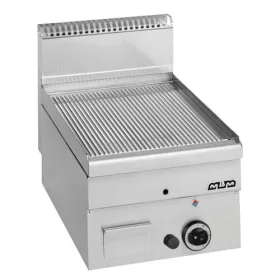   MBM - Rostlap gázüzemű, bordázott, sütőfelület: 400x510mm (Minima 600)