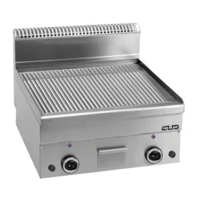   MBM - Rostlap gázüzemű, bordázott, sütőfelület: 600x510mm (Minima 600)