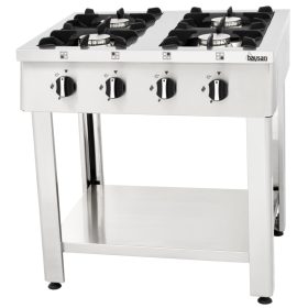   Baysan - gáztűzhely 4 égős 800x700x850 mm 28 kW FÖLDGÁZ (NG)