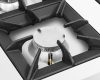 Baysan - Professional gas stove 4 égős 800x700x850 mm 30 kW - G40354