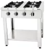 Baysan - Szabadonálló gáztűzhely 4 égős, összeszerelhető, 24kW, PB GÁZ (LPG), 900x900x850 mm