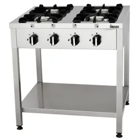   Baysan - Gáztűzhely 4 égős, összeszerelhető, 28 kW, PB GÁZ (LPG), 800x700x850 mm