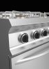 Dexion - Gáztűzhely 6 égős 400V-os elektromos sütővel 1100x730x850 mm szabadonálló (LXFB711AFEXS)
