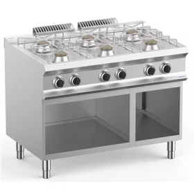   Dexion - Gáztűzhely 6 égős 1100x730x850 mm szabadonálló (LXFB711AXS)